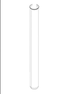 Ersatz-Quarzglasrohr D44 X 504,5 Mit Bördelrand Von OASE (Art.Nr. 27586)