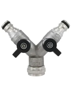 3-Wege Steckkupplung Mit Absperrventil