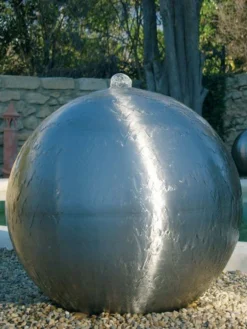 Edelstahlkugel Für Brunnen, Matt Gebürstet