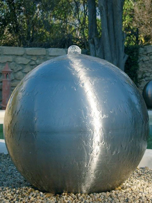 Edelstahlkugel Für Brunnen, Matt Gebürstet 1 Edelstahlkugel Für Brunnen, Matt Gebürstet