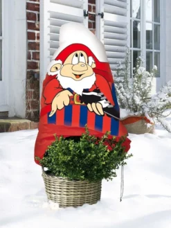 Winterschutz-Vlieshaube "blau-rot" (Art.Nr. Vi29136)