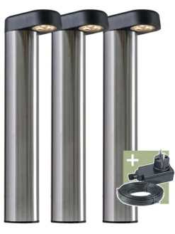 Gartenleuchten Komplettset 'Arvid' Von Ludeco (Art.Nr. PL1033)