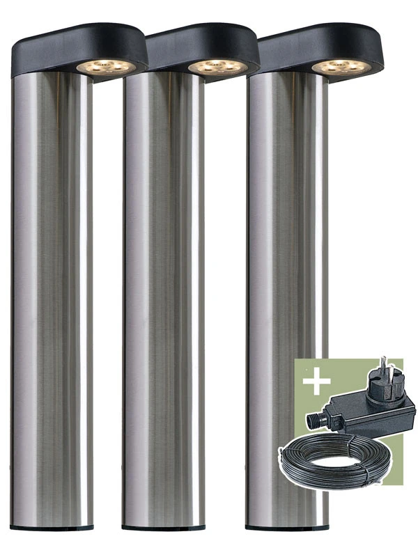 Gartenleuchten Komplettset 'Arvid' Von Ludeco (Art.Nr. PL1033) 1 Gartenleuchten Komplettset 'Arvid' Von Ludeco (Art.Nr. PL1033)