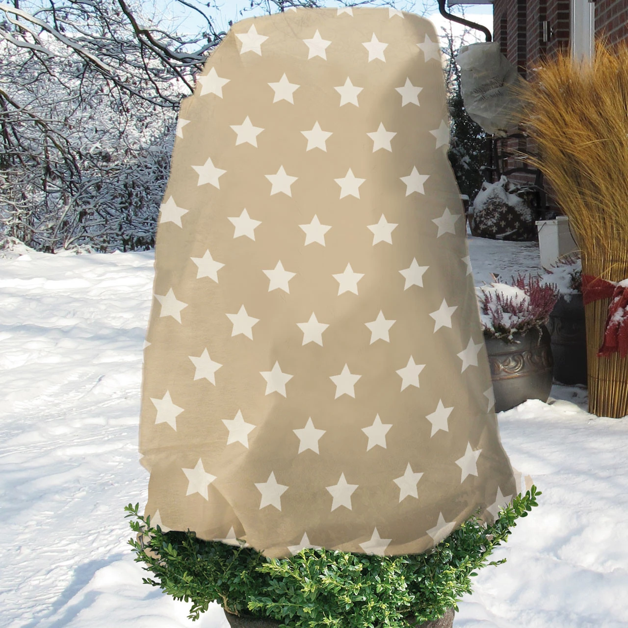 Winterschutz Vlieshaube "Sternchen" (Art.Nr. Vi29277) 1 Winterschutz Vlieshaube "Sternchen" (Art.Nr. Vi29277)