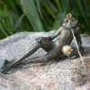 Bronzefigur Froschkönig Detlef (Art.Nr. 88766)