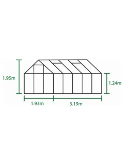 Juliana Gewächshaus Pluto 5 Juliana Gewächshaus Pluto -Gartenbedarfs Geschäft detail gewaechshaus pluto 1280x1280
