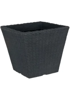 Pflanzkübel Geflecht-Dekor 14 Pflanzkübel Geflecht-Dekor -Gartenbedarfs Geschäft flechtkuebel eckig niedrig 1280x1280