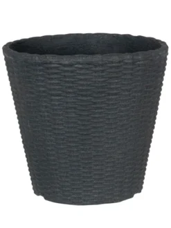 Pflanzkübel Geflecht-Dekor 13 Pflanzkübel Geflecht-Dekor -Gartenbedarfs Geschäft flechtkuebel rund niedrig 1280x1280