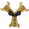 Schnellkupplung Y-Verteiler Mit Absperrhahn (Art.Nr. 571294)